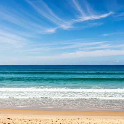 Gold Coast beach and sea
